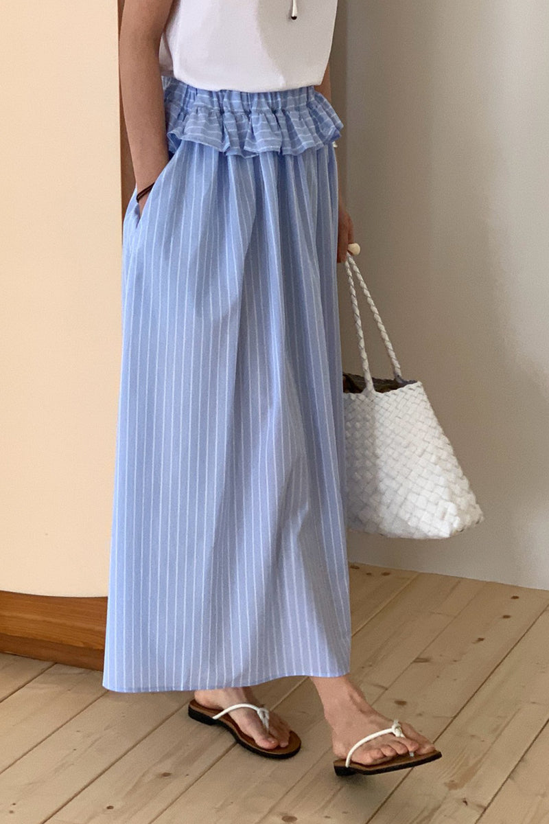 Ruffle Long Skirt