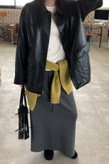 Leather Half Jacket