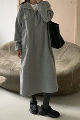 Winter Cozy Fleece Dress