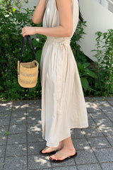 Linen Wrap Dress