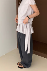 Layered Peplum Blouse