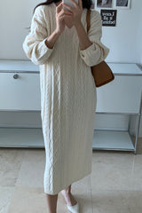 Cable Knit Dress