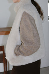 Wool Shearling Vest Jacket
