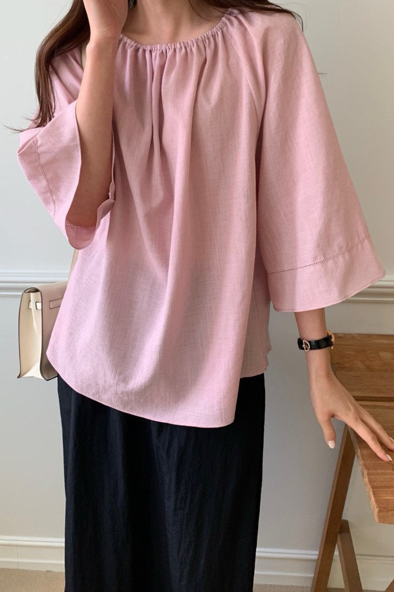 Wide Sleeve Blouse