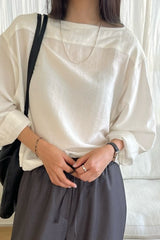 Classic Boatneck Blouse