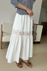 Lace Panel Skirt