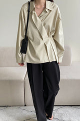 Wrap Tencel Shirt