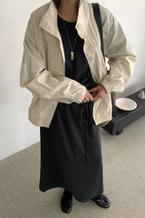 Strap Waist Rib Dress