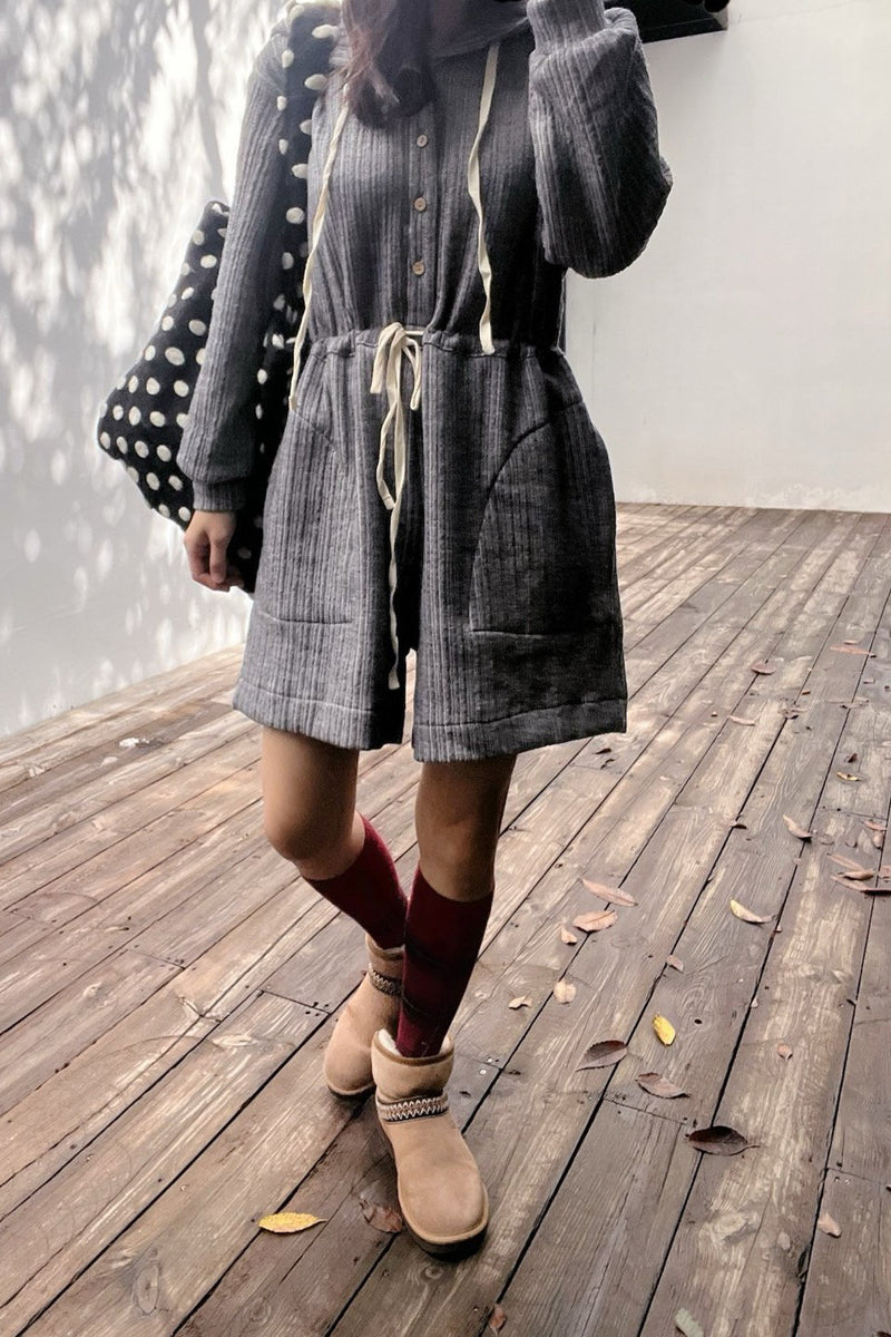 Cozy Hooded Romper