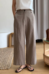 Washed Linen Pants