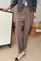 Crepe Banded Pants