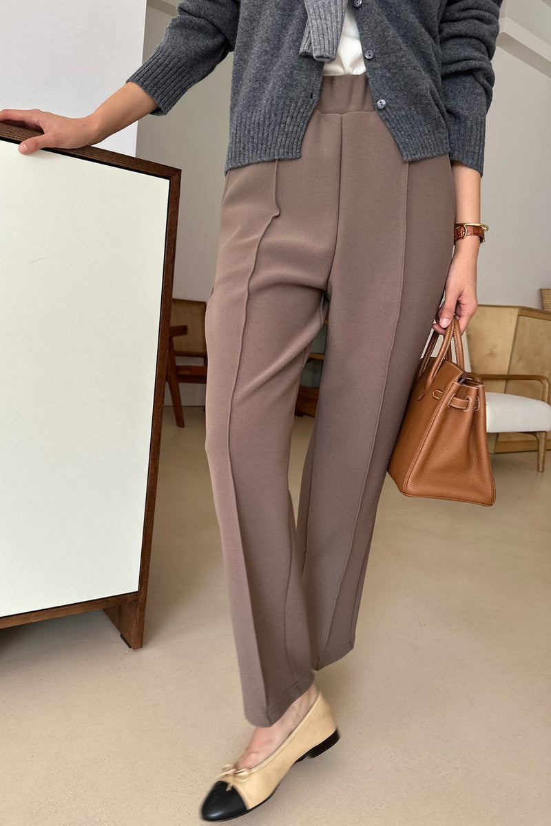 Crepe Banded Pants