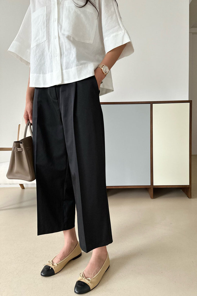 Polished Pleat Pants