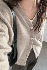 Cable Mohair Cardigan