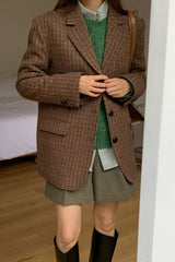 Ver Wool Check Jacket