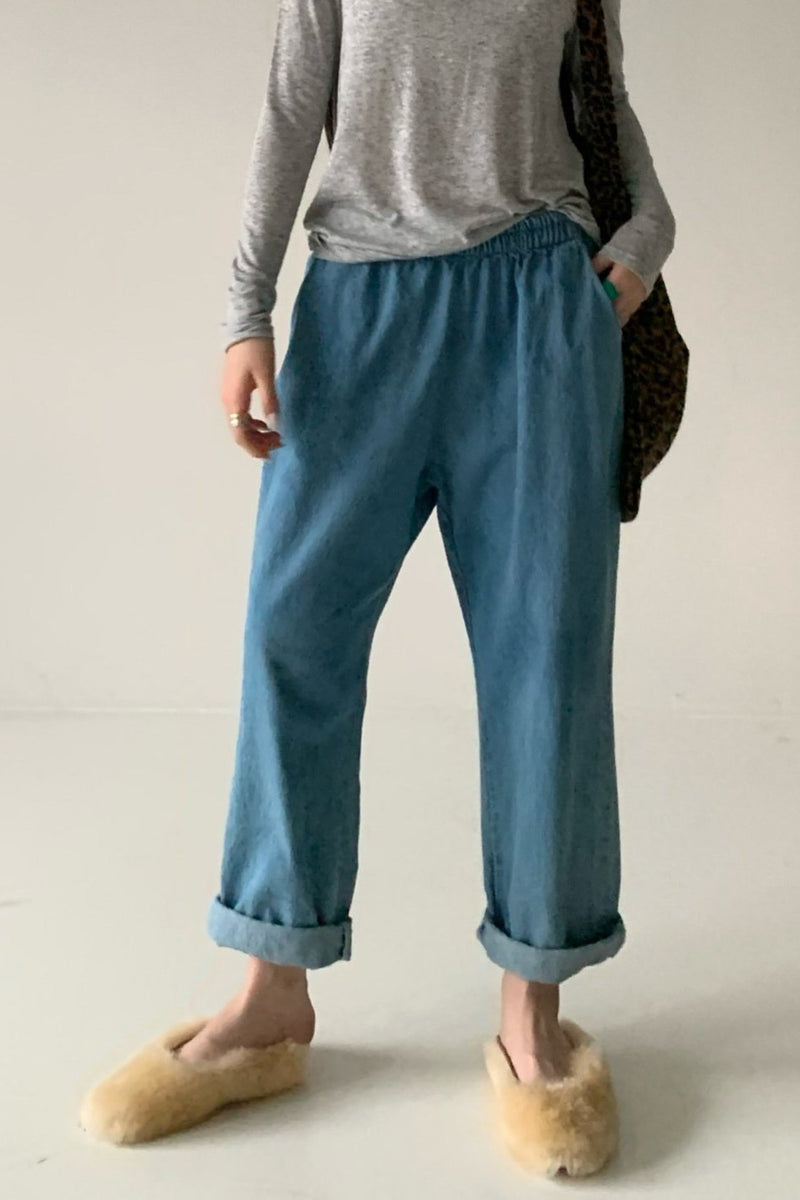 Denim Baggy Pants
