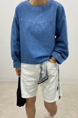 Modern Denim Blouse