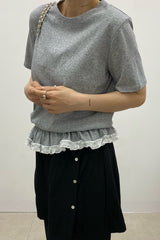 Frill Lace Stopper Tee