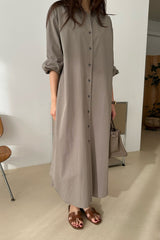 Maxi Shirt Dress