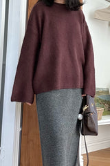 Flare Sleeve Wool Sweater