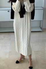 Cable Knit Dress