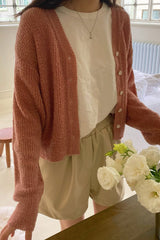 Ella Boucle Cardigan