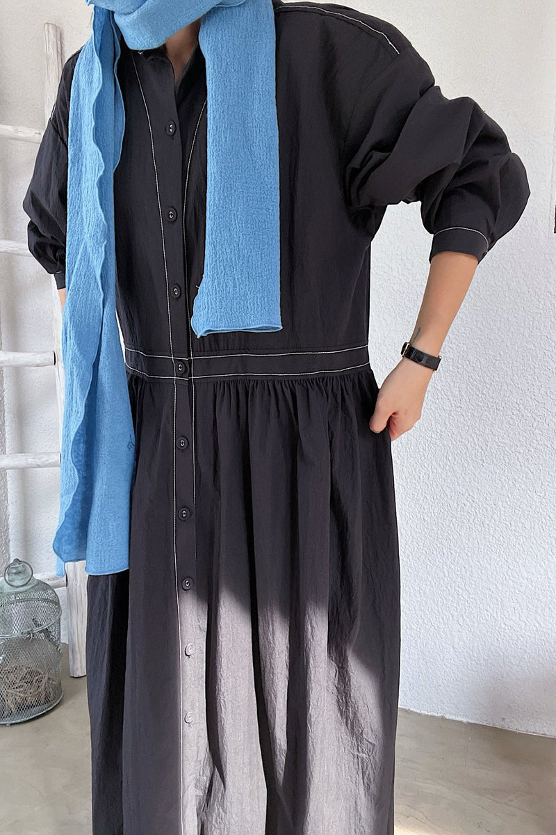 Soft Stitch Shirt Dress