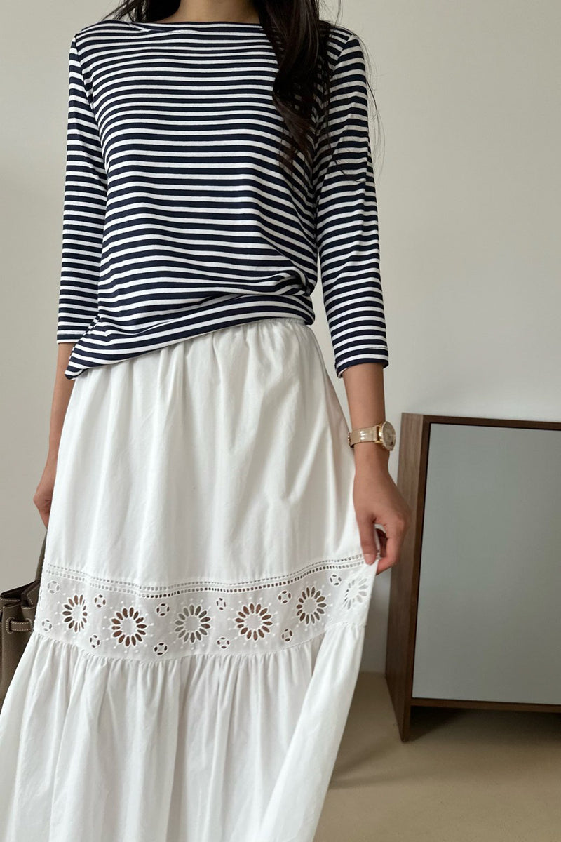 Stripe Lip Tee