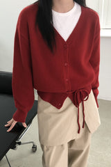 Soft Tie Waist Cardigan