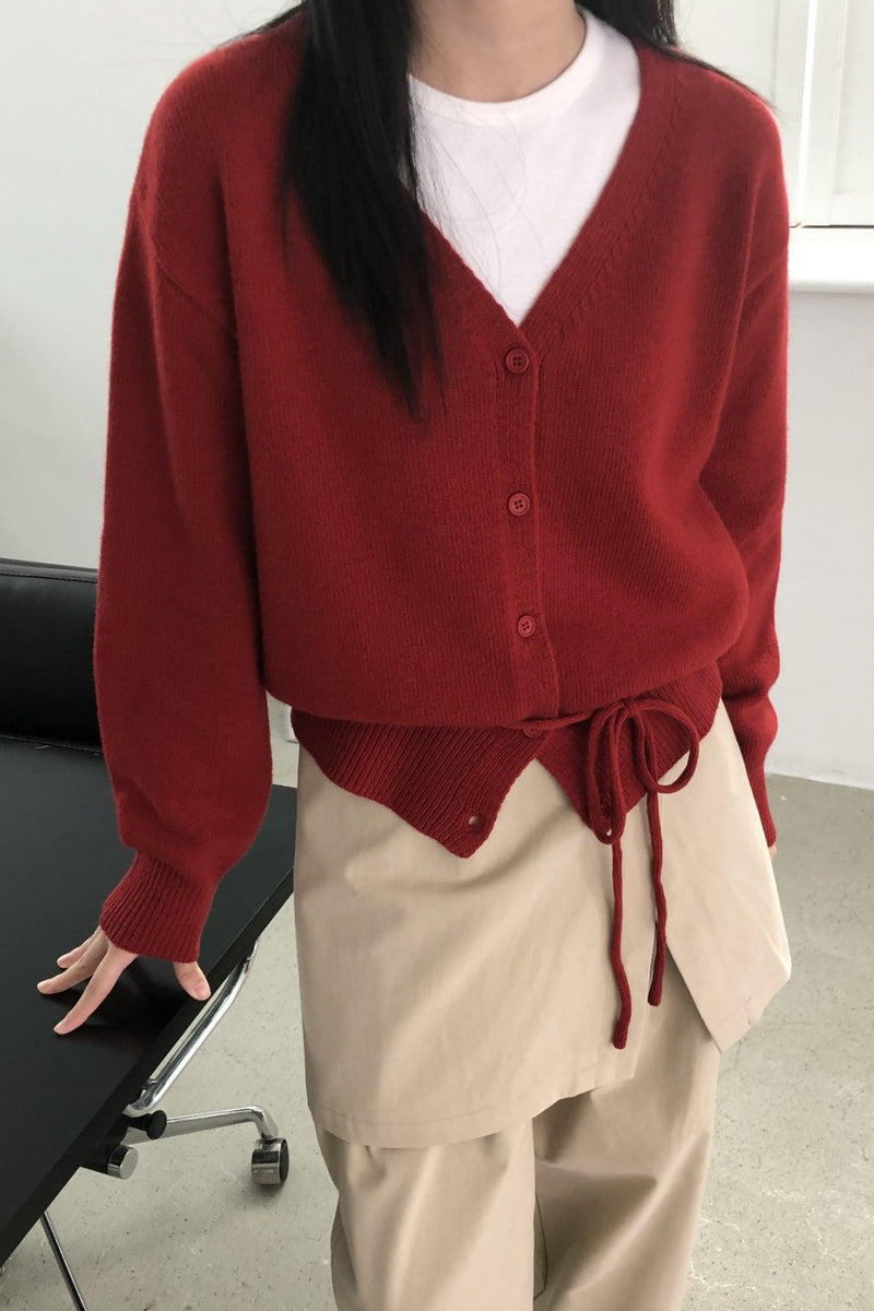 Soft Tie Waist Cardigan