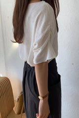 Yoru Shirring Blouse