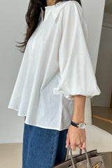 Cube Collar Blouse
