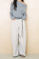 Stripe Off Shoulder Top