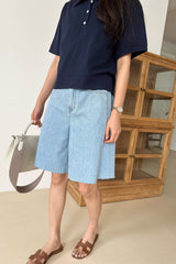 Light Mood Half Denim