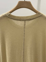 Raw Seam Detail Tee