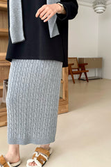 Cable Knit Skirt