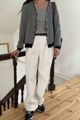 Classic Stripe Cardigan