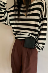 Wool Stripe Tee
