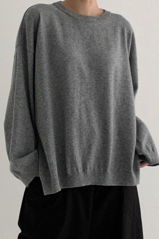 Slit Knit Top