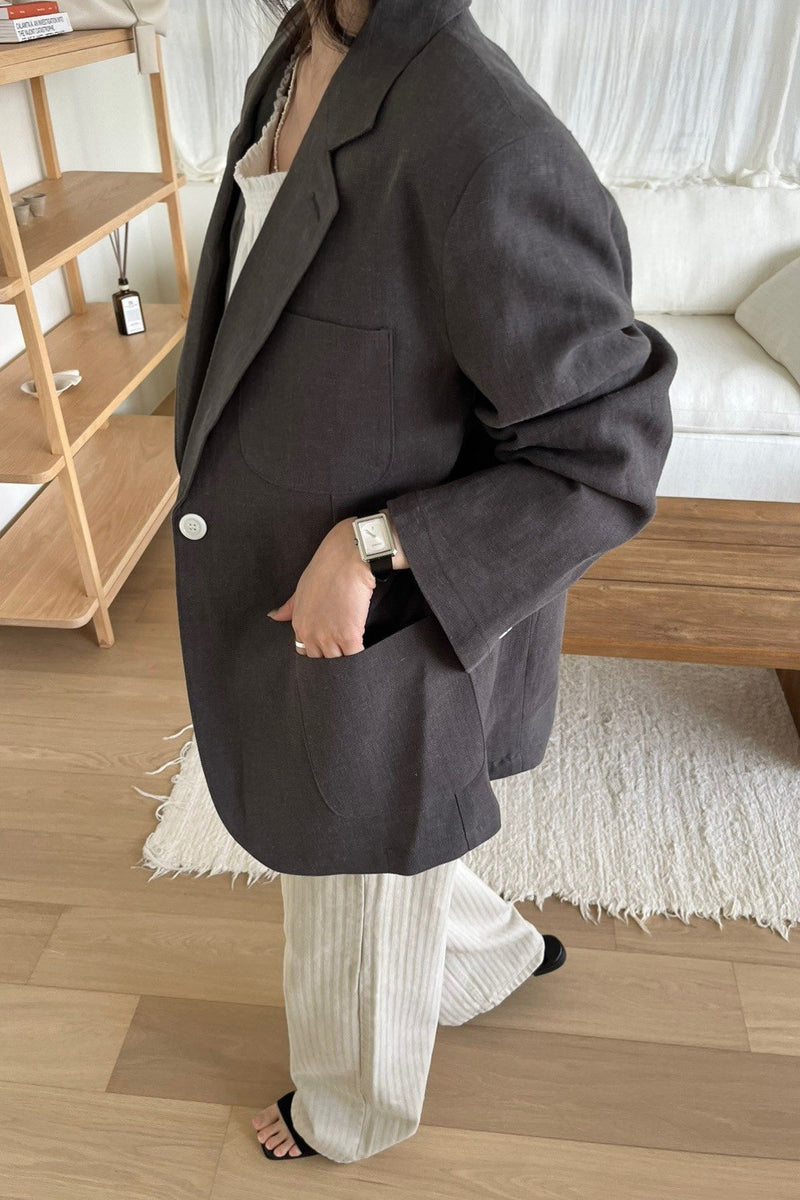 Breezy Linen Blazer