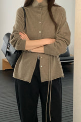 Alto High Neck Cardigan