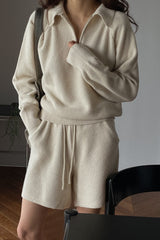 Zip Up Knit Set (also sold separately)