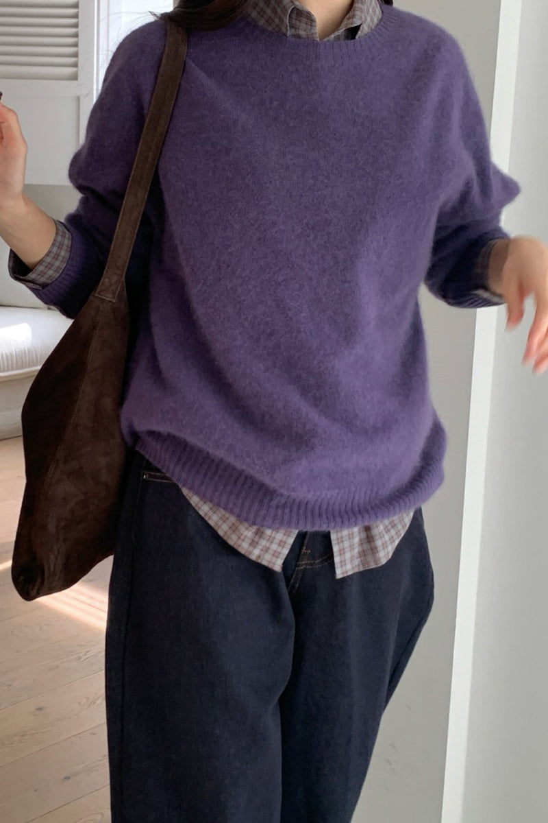 Hairy Wool-Cash Knit