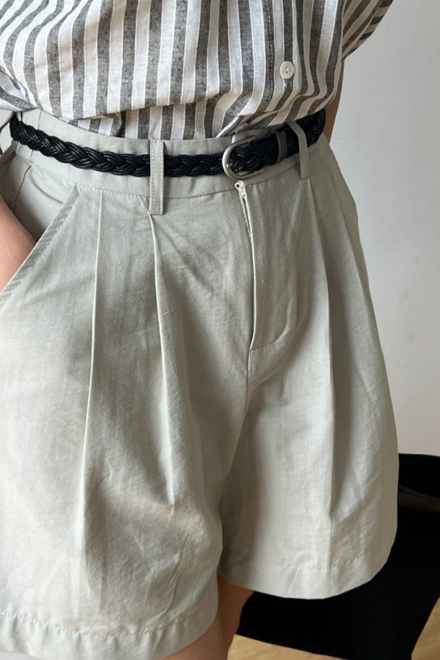 Braided Belt Shorts (Belt Included)