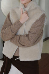 Wool Shearling Vest Jacket