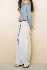 Stripe Off Shoulder Top