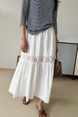 Lace Panel Skirt