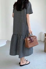 Check Square Dress
