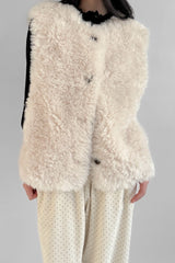 Soft Faux Fur Vest Jacket
