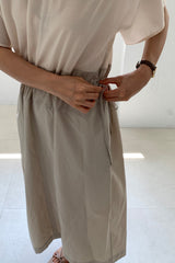 Clean Contrast Dress